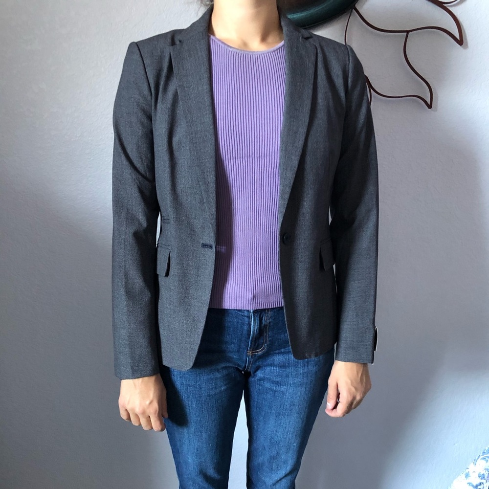 NWT Banana Republic Gray Classic Blazer